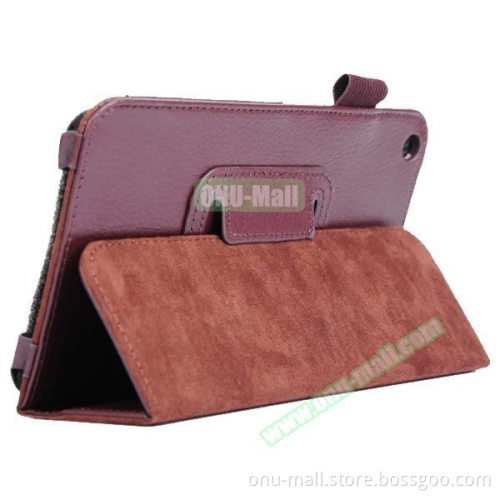 Factory Price Litchi Texture Leather Flip Cover For Acer Iconia Talk S A1-724